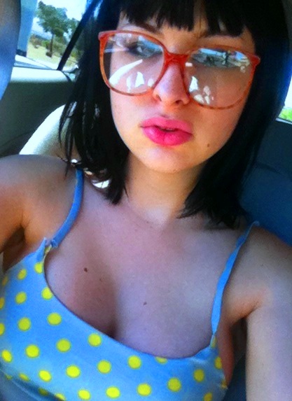 Bailey Jay with Hipster Glasses